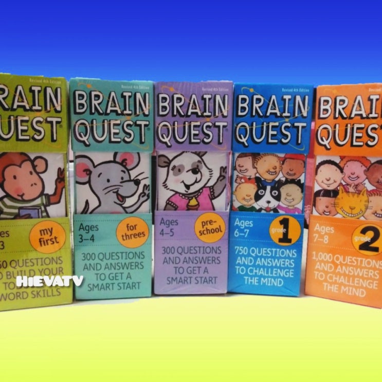 브레인퀘스트 리뷰 영어문장 영어단어카드 Brain Quest review