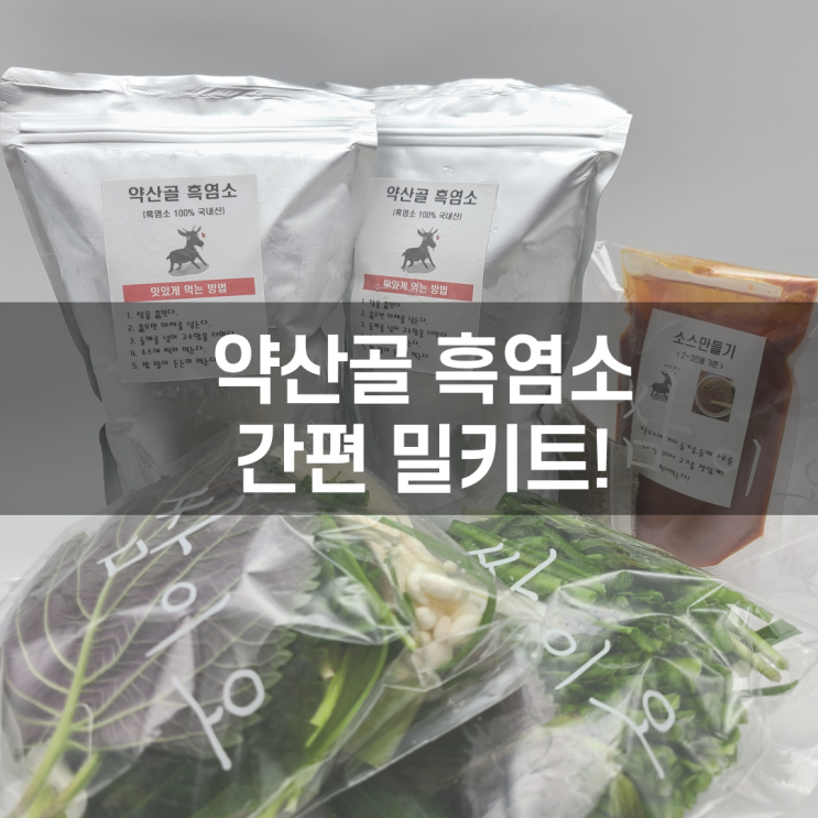  흑염소탕 밀키트! 집에서 만들어 먹는 건강한 보양식 약산골 흑염소탕 리뷰 [내 멋대로 요리]