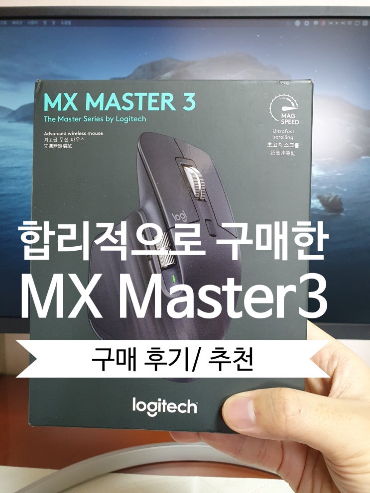  [후기&정리] 로지텍 MX Master3 마우스 구매 후기 (구매이유 / 애플 매직 트랙패드 비교 / 블루투스 지원/ 애플 마우스)