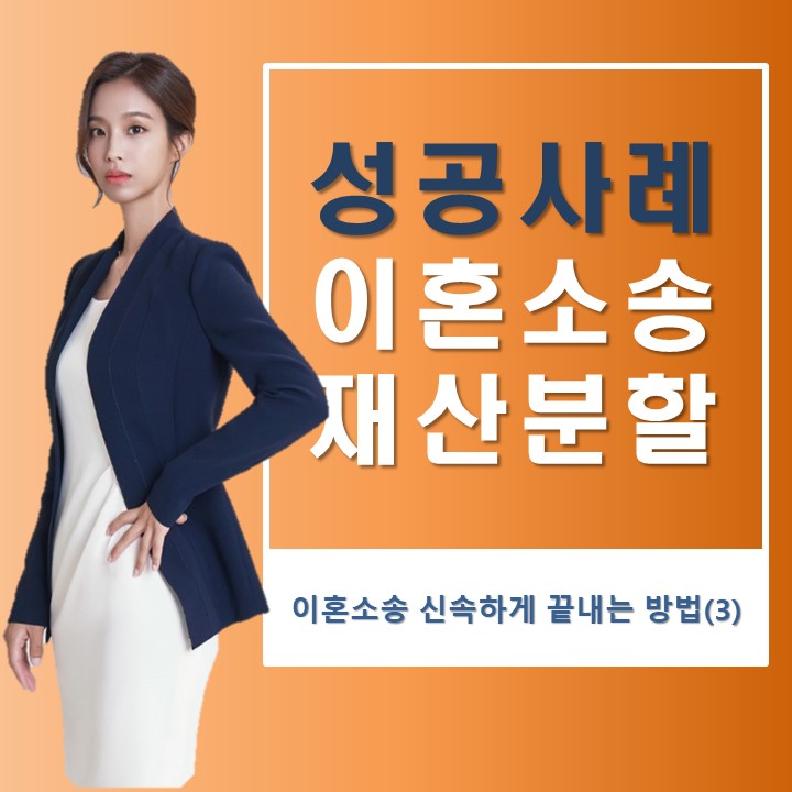  이혼소송 재산분할, 조정으로 신속하게 끝낸 사례