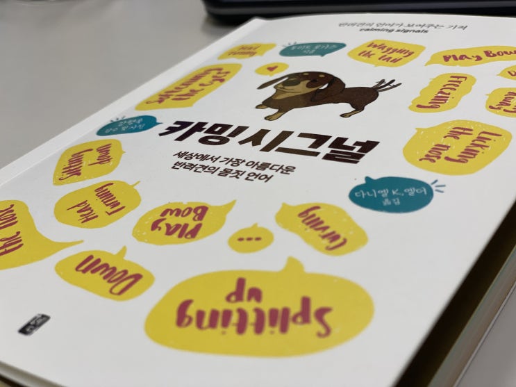  반려견책 '카밍 시그널'_반려견이 우리에게 보내는 신호