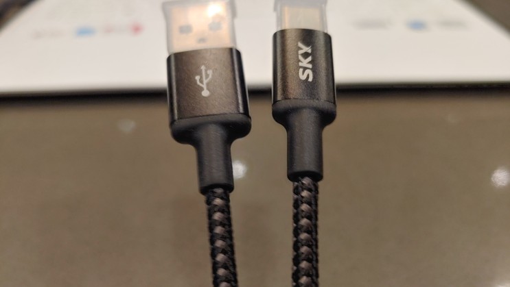 고속충전 되는 USB케이블 스카이 비트 C to USB2.0 케이블 추천 사용후기