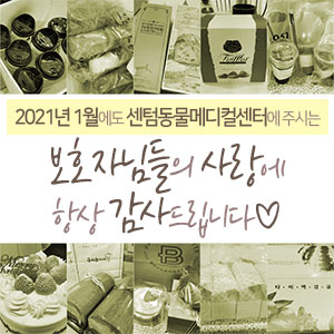  2021년 1월에도 센텀동물메디컬센터에 주시는 보호자님들의 사랑에 항상 감사드립니다 (부산 분과전문진료 동물병원)