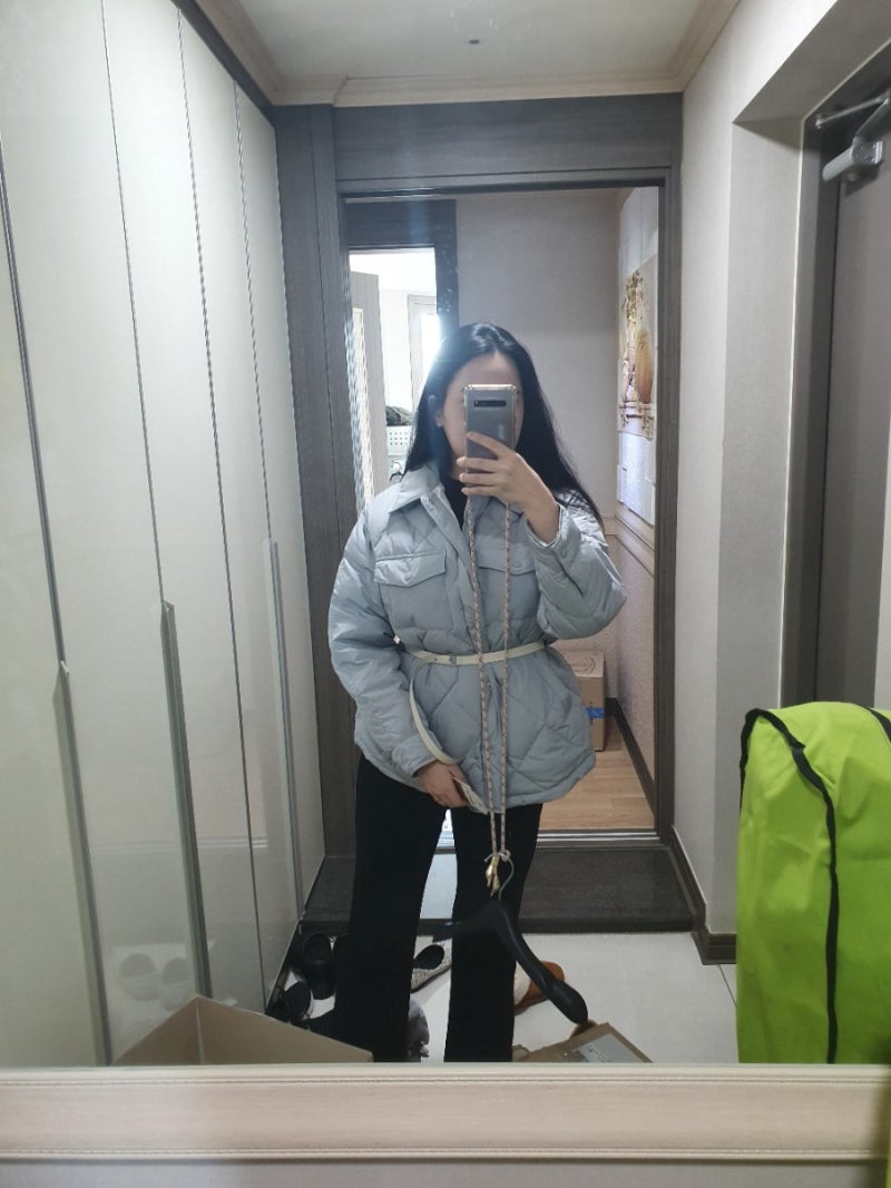 VOV 경량패딩/ 보브 구스다운/ 여성스러운 패딩 추천