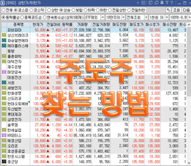  주식공부 5일완성말고, 주도주 찾는 공부하자!!