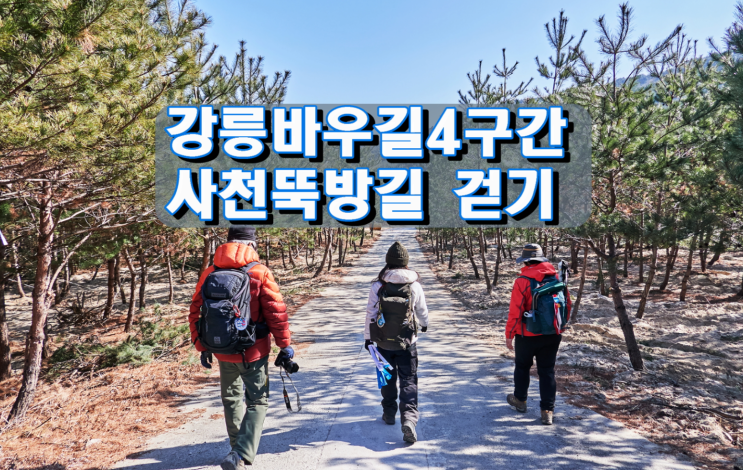 바람불어 쌀쌀한 날 강릉바우길4구간 사천뚝방길 걷기 바람불어 쌀쌀한 날 강릉바우길4구간 사천뚝방길 걷기