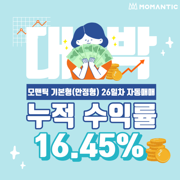 FX 자동매매(기본형) 거래 26일차 누적수익 176.15달러 주식자동매매프로그램