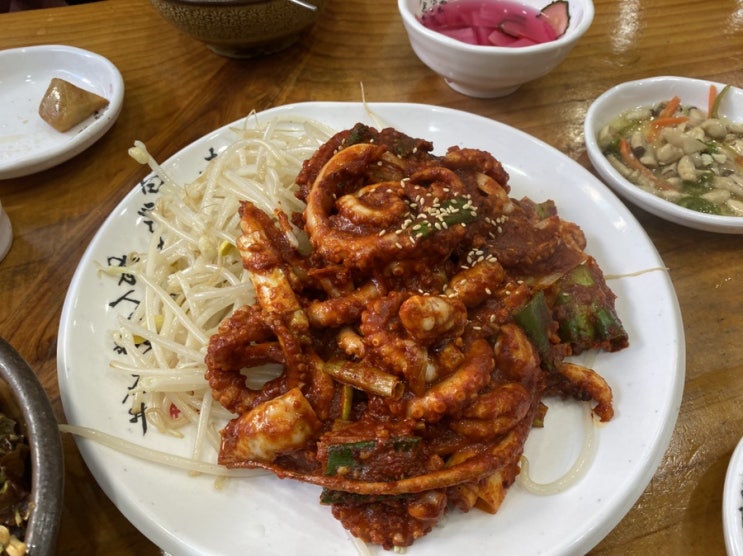  울산삼산동)낙지볶음맛집 낙지한마리수제비