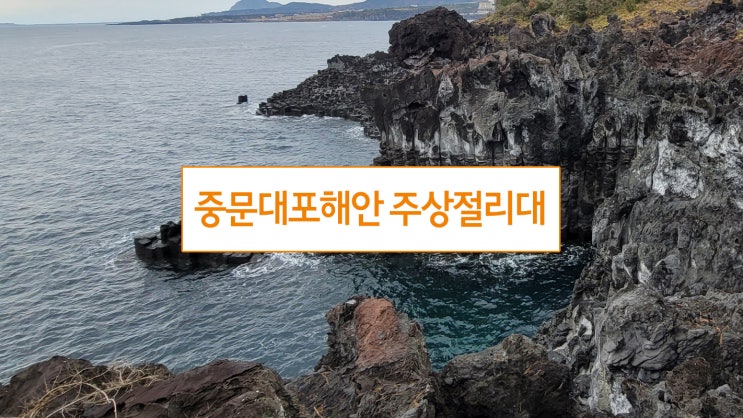  제주 중문대포해안 주상절리대