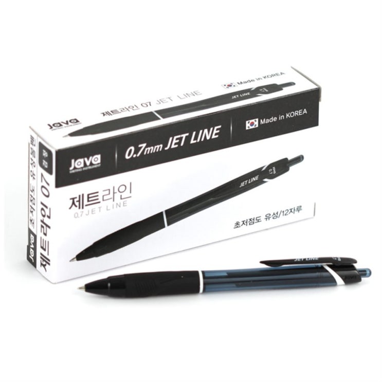 [할인추천] 자바펜 0.7mm 제트라인 펜 2021-02-09일기준 12,000 원 