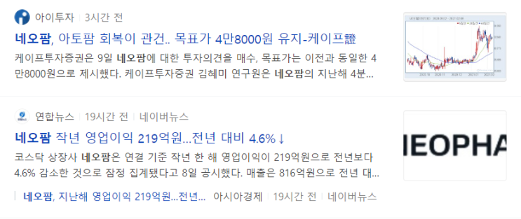  네오팜 - 2020년 4분기 잠정 실적 발표 - 다시 담어!?