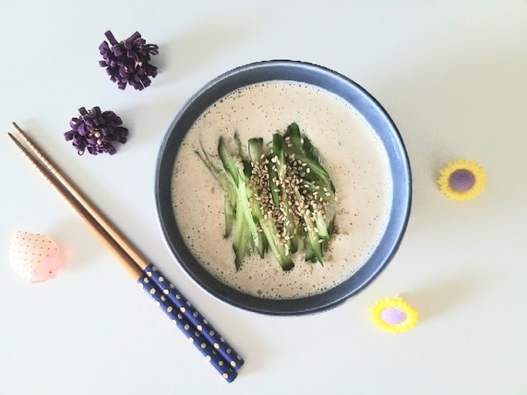  백종원 콩국수 두부로 고소한 콩국수 만들기