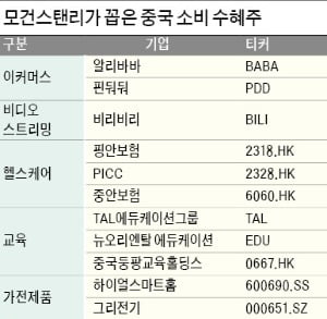  모건스탠리가 꼽은 중국 추천주, 향후 10년 중국을 이끌 대세 종목은?