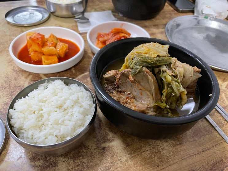 마포 뼈다귀일등식당 뼈다귀우거지해장국맛집 3대천왕 마포구청역 뼈해장국