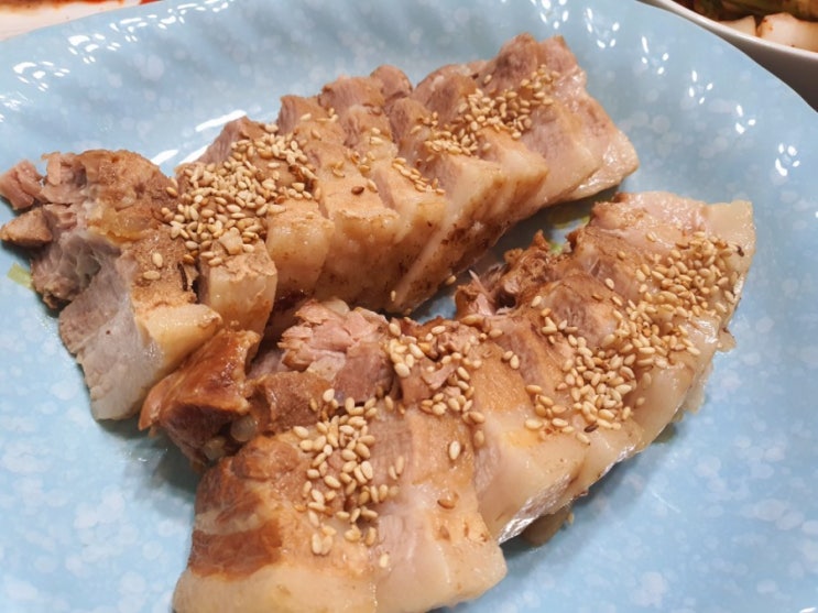  돼지고기수육 부드럽게 만드는법(인스턴트팟요리)