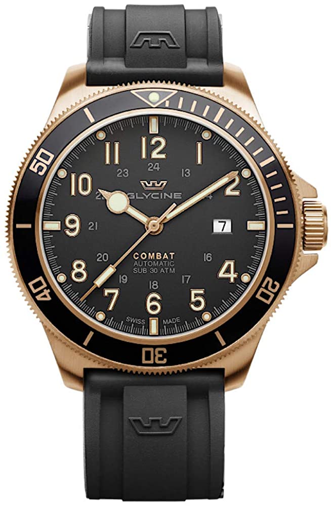  글라이신 컴뱃 오토매틱 골든아이 46mm 시계 $264 (한국직배송 무료)