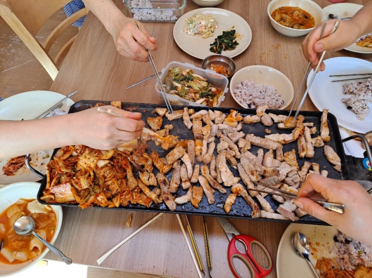  카카오 제주흑돼지, 제주안심밥상, 생각보다 맛있어용