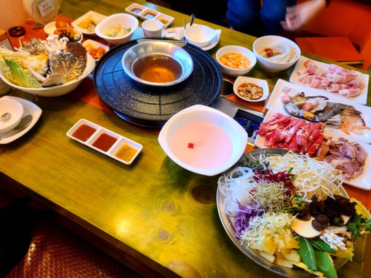  울산 샤브샤브 맛집/월남쌈+샤브샤브+구이 3가지를 동시에 즐기기 준샤브타임!