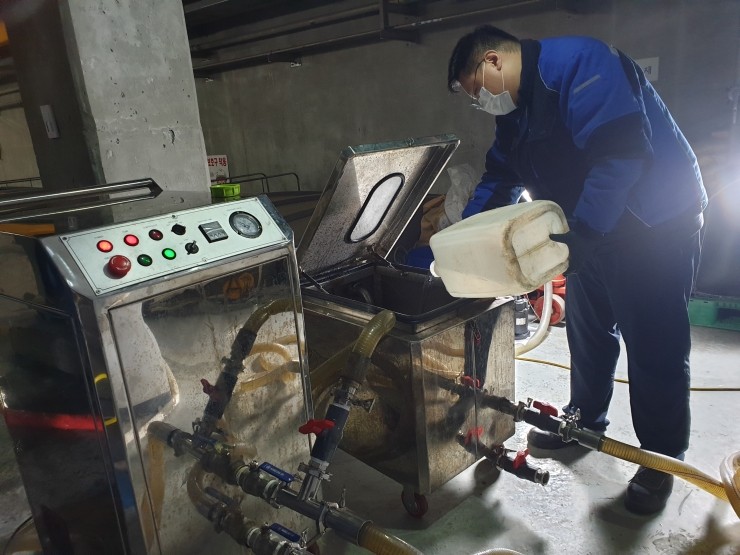  판형열교환기세관 화학세정 약품세척 효과