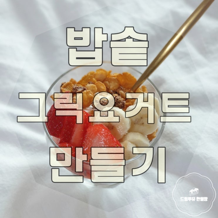그릭요거트 집에서 밥솥으로 수제로 만들기 그릭요거트 집에서 밥솥으로 수제로 만들기