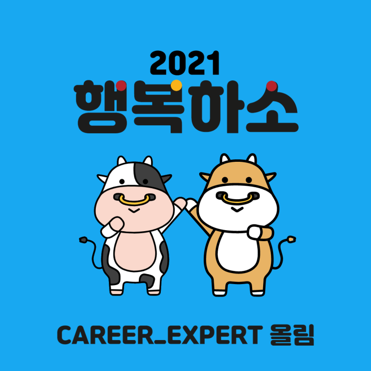  [CAREER_EXPERT] 2021 신축년 새해 인사 - 늘 건강하시고, 새해 복 많이 받으세요:D