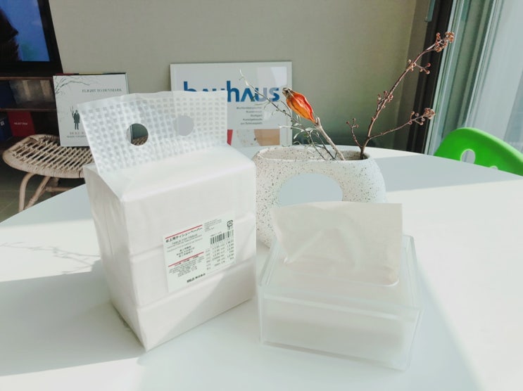  [무인양품] MUJI 먼지날림 없는 탁상용 티슈