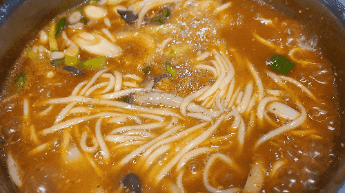 얼큰한 장칼국수 끓이는 법