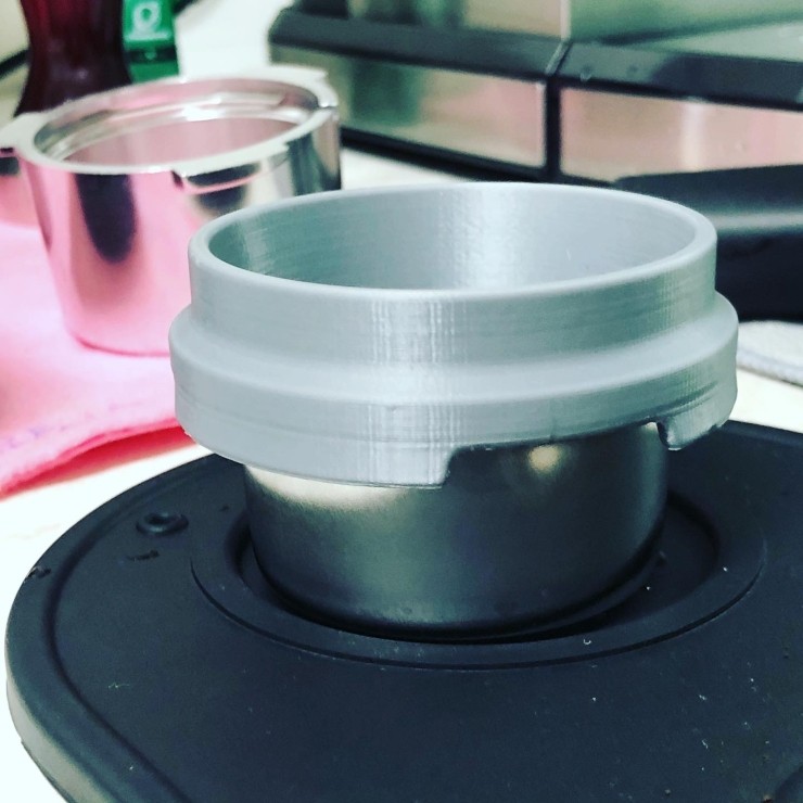  51mm 포타필터 바스켓 3D프린터로 만든 도징링