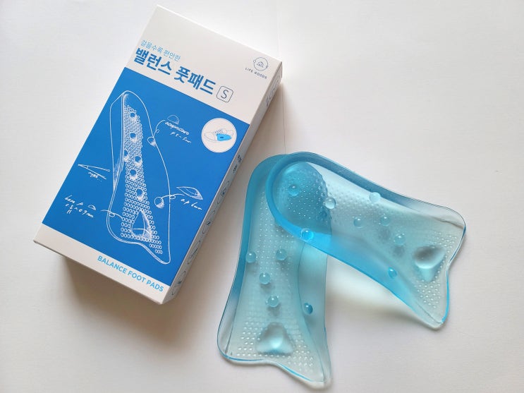  [라이프굿즈_밸런스 풋패드S]  기능성 깔창_지압깔창 추천
