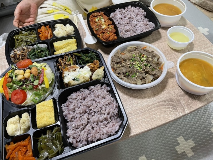  [부천배달맛집/신중동배달맛집] 프리미엄 한식 전문점 봄봄 신중동직영점  (소불고기한상 +제육볶음정식 ) 포장후기