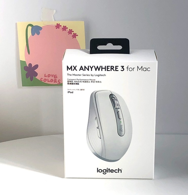 애플 맥북 포토샵 무선마우스 추천-로지텍 MX ANYWHERE 3 for Mac