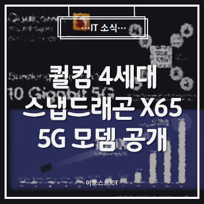  [IT 소식] 퀄컴, 4세대 '스냅드래곤 X65 5G 모뎀' 공개