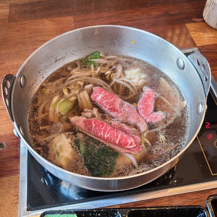  마산샤브샤브 맛집 양덕동 샤브미경에서 혼밥