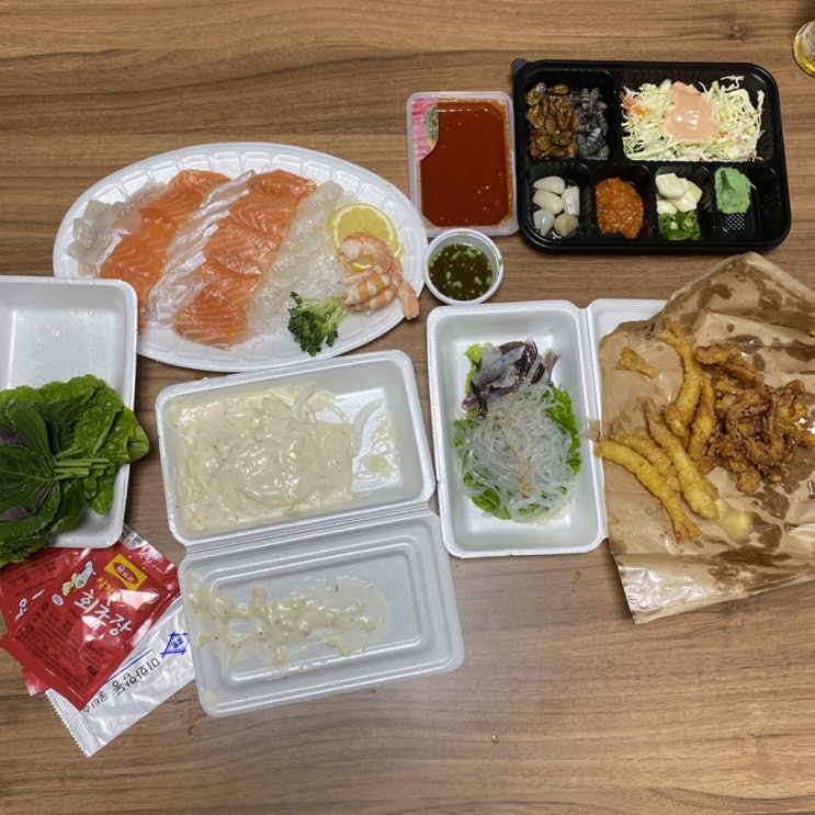  미스터오징어 세종 도담점 오징어회 맛집