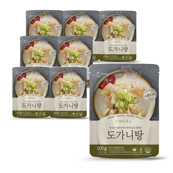 가성비갑 참스토리 도가니탕, 500g, 8개(로켓배송) 추천해요