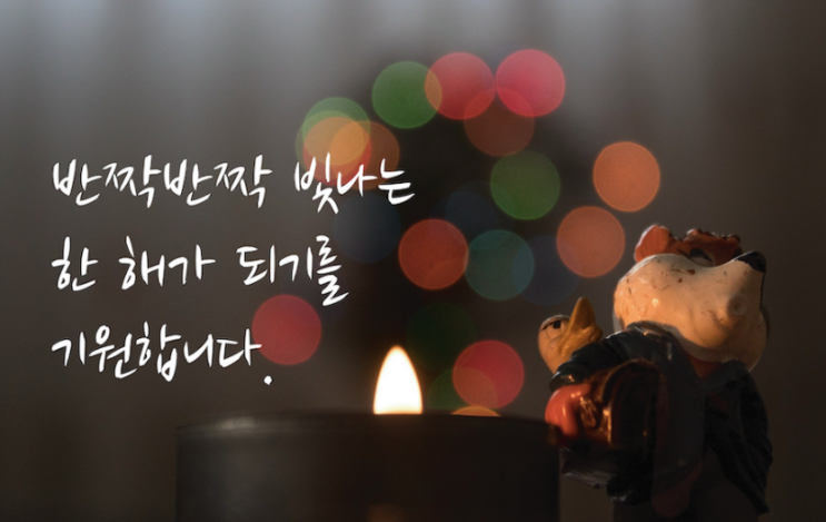  2021년 새해에는 행운과 평안이 가득하기를 기원합니다. 즐거운 설연휴 되세요.