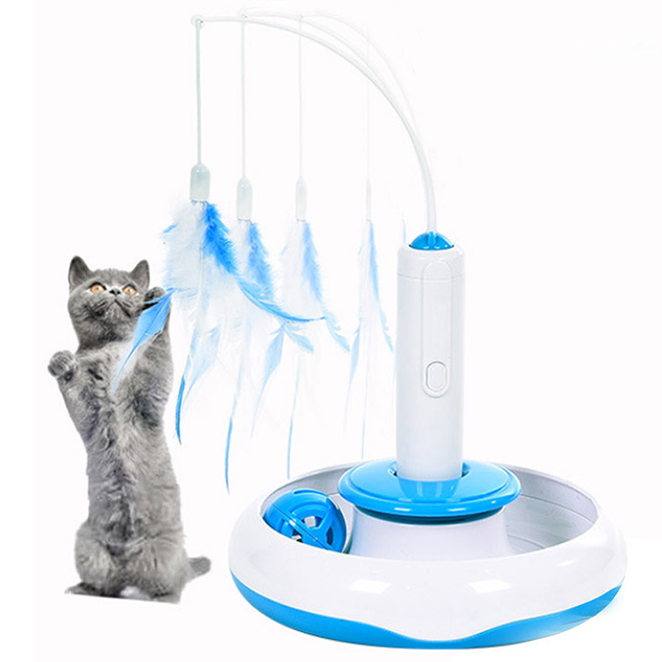 인기 급상승인 딩동펫 고양이 360도 회전 자동장난감, 혼합 색상, 1개(로켓배송) 추천해요
