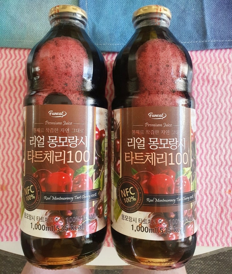  수면의 질을 높여주는 타트체리 이제 원액으로 만나요 멜라토닌 함량이 높아 잠을 잘 들게 해주고 수면의 질을 완전 높여줍니다. 퍼니트 리얼 몽모랑시 타트체리100%