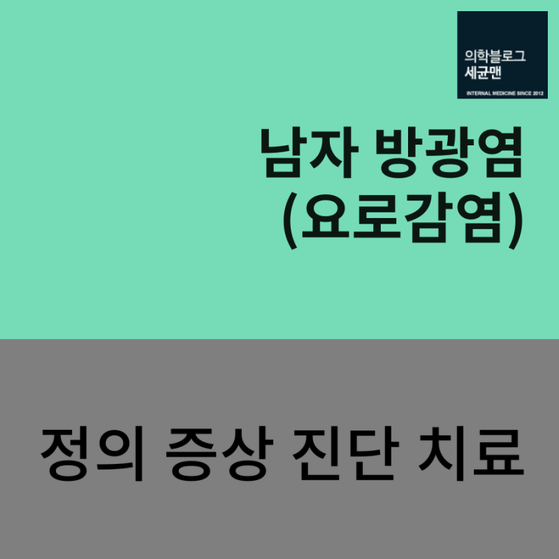 여자 남자방광염 원인과 증상 항생제 치료가 필요할까? 6