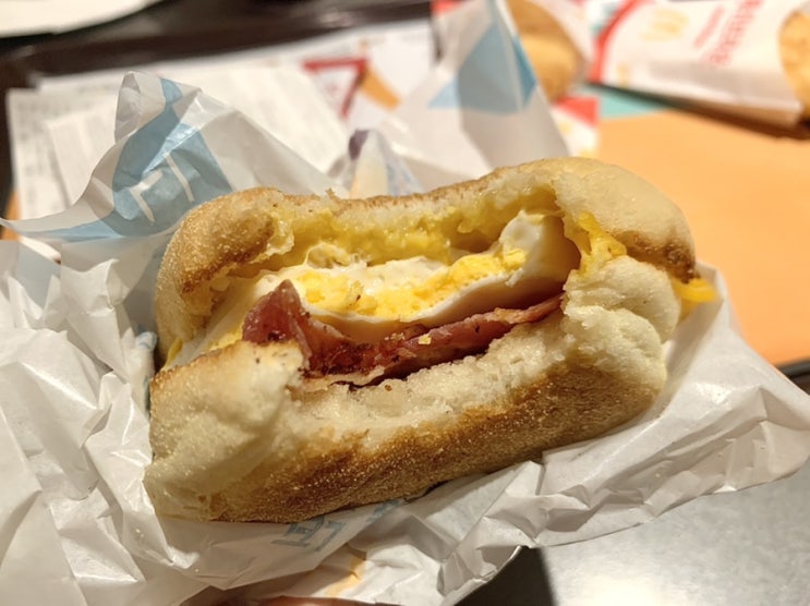  맥도날드 용인동백DT점 :: 맥모닝 베이컨 에그 맥머핀 세트 메뉴 추천, 판매 시간