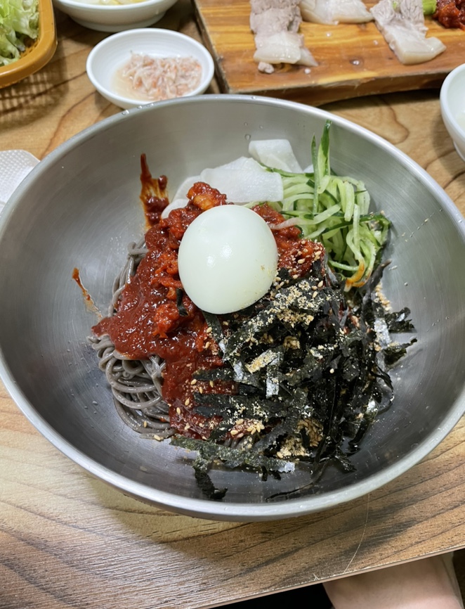 [주문진맛집] 깔끔한 막국수와 야들야들한 수육 한접시-교향면옥