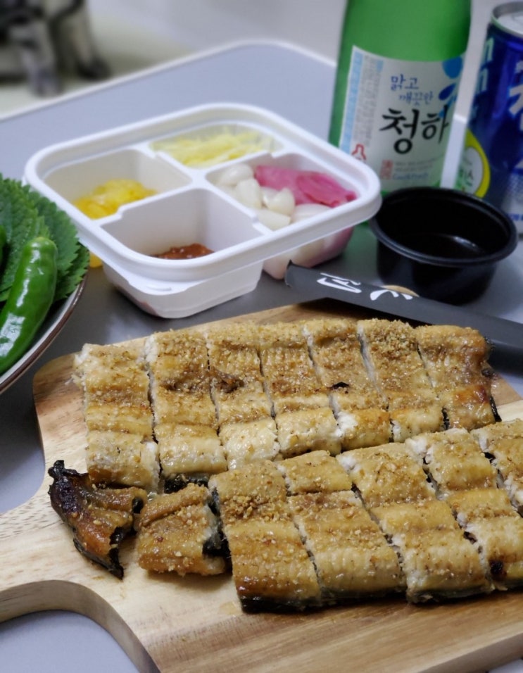 광교장어 맛집 광교장어에서 제대로 포장해서 즐겼어요