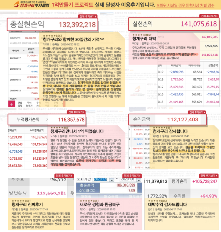  청개구리투자클럽으로 주식시작하고 1억 모으기