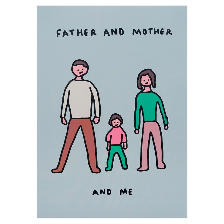 후기가 좋은 제로퍼제로 A3 옵셋 포스터 1 패밀리1 Father&Mother&Me(로켓배송) 추천합니다