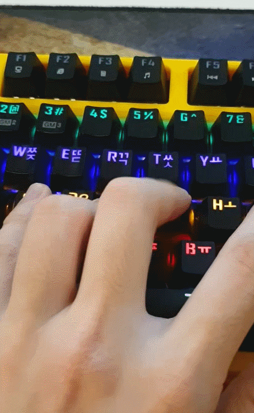  앱코 해커 K660 기계식 키보드 후기
