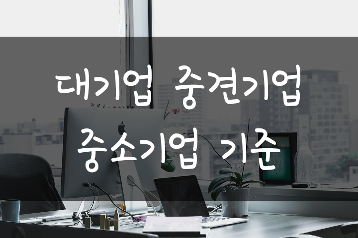 대기업 중견기업 중소기업 구분 기준 대기업 중견기업 중소기업 구분 기준