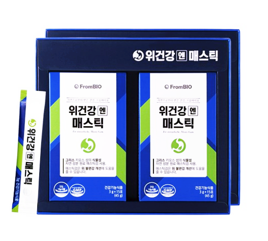  [프롬바이오]위건강엔 매스틱 분말/이병헌 매스틱검 영양제/효능·복용법