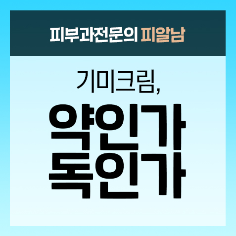  [하이드로퀴논]기미크림 약인가 독인가