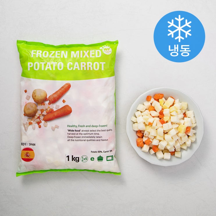 구매평 좋은 마당발 혼합야채 2종 감자 / 당근 (냉동), 1kg, 1봉(로켓배송) 좋아요 구매평 좋은 마당발 혼합야채 2종 감자 / 당근 (냉동), 1kg, 1봉(로켓배송) 좋아요
