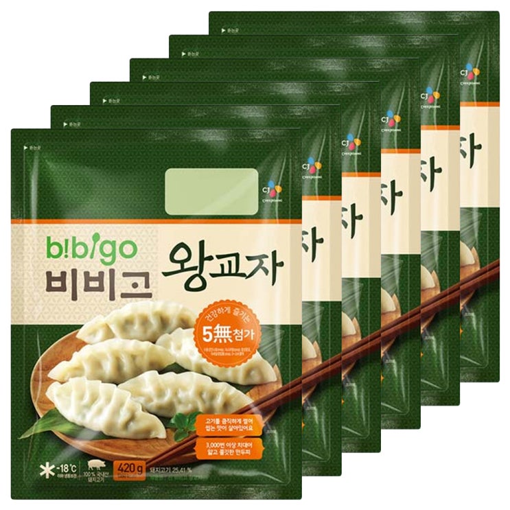 후기가 정말 좋은 비비고 왕교자, 420g, 6개 ···